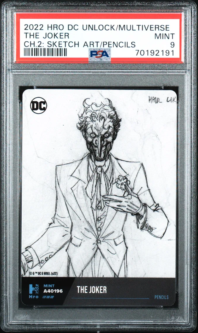 2022 #NA The Joker PSA 9 Hro DC Unlock the Multiverse Chapter 2