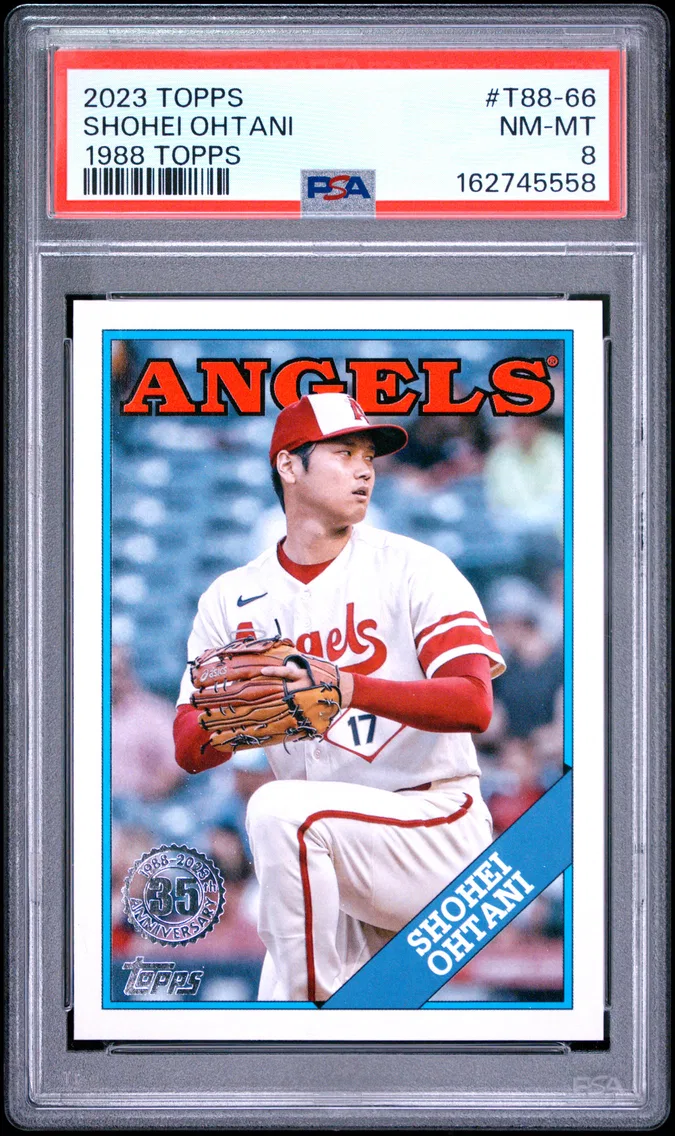 2023 #T88-66 Shohei Ohtani PSA 8 Topps 1988 Topps Baseball