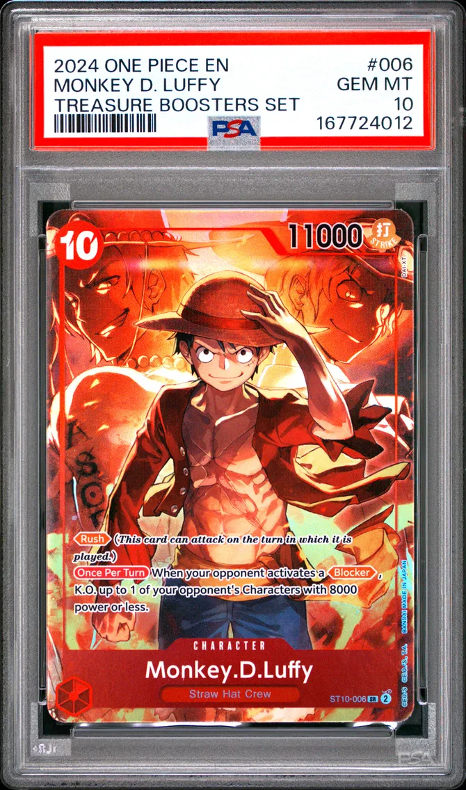2024 #006 Monkey D. Luffy PSA 10 One Piece Promos