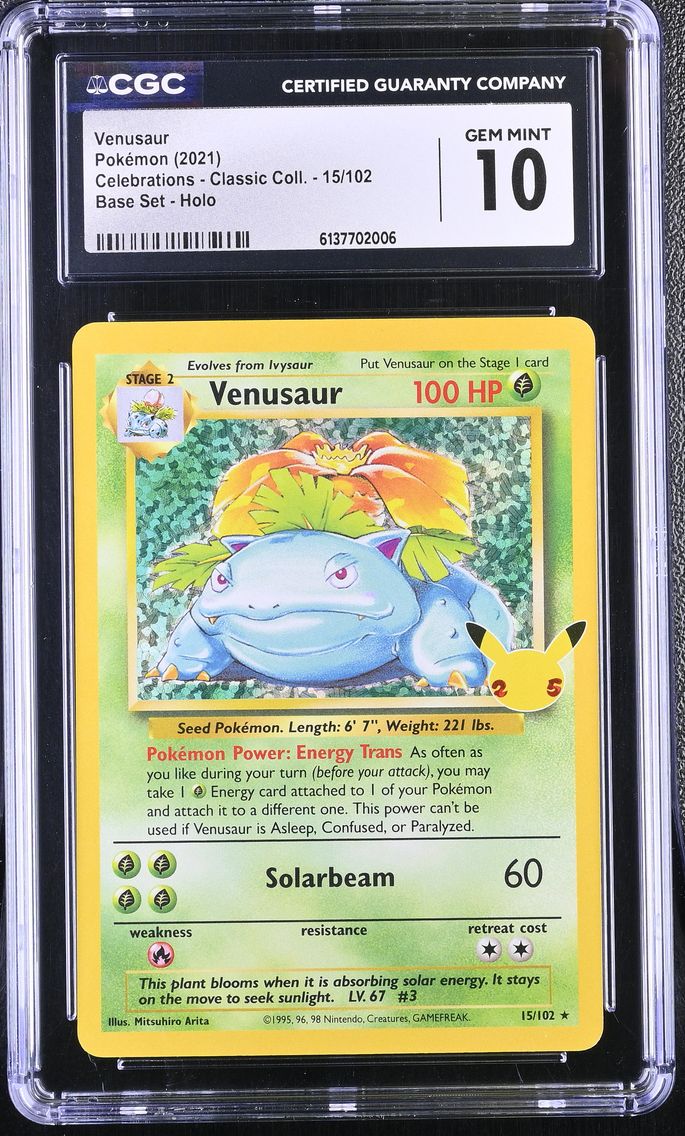 2021 #15 Venusaur CGC 10 Celebra