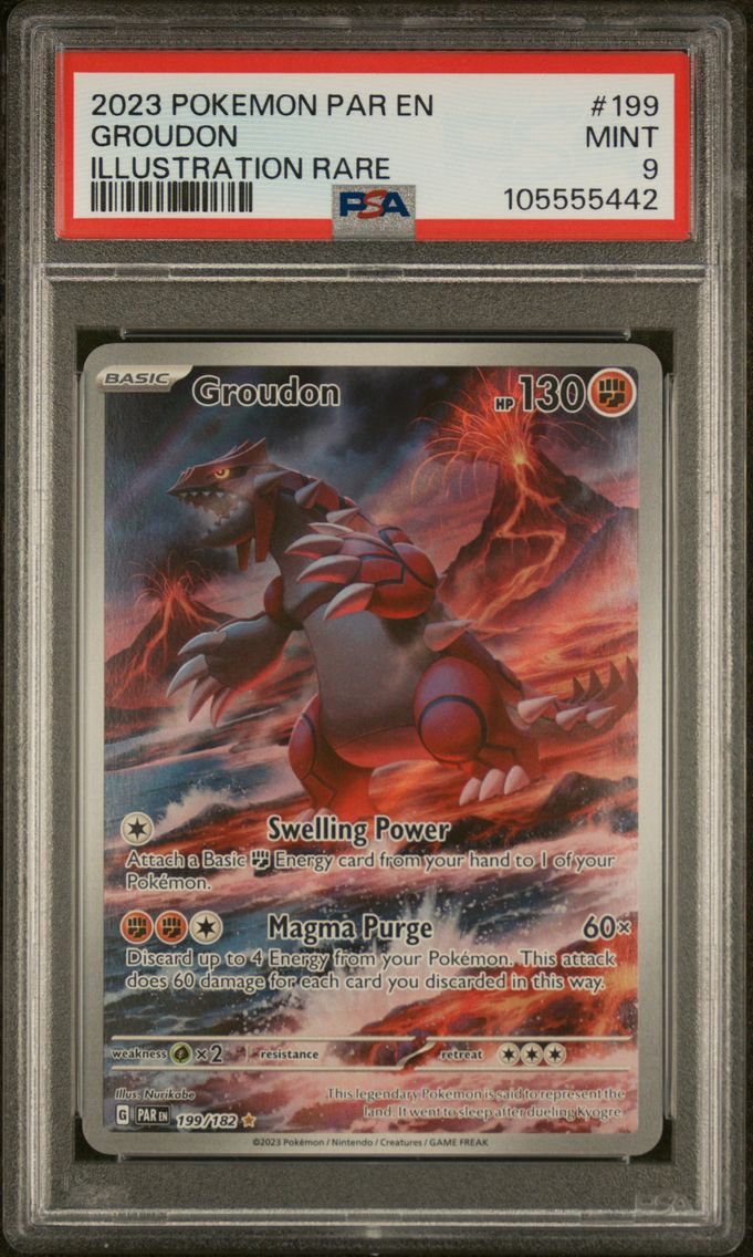 2023 #199 Groudon PSA 9 Par EN-P