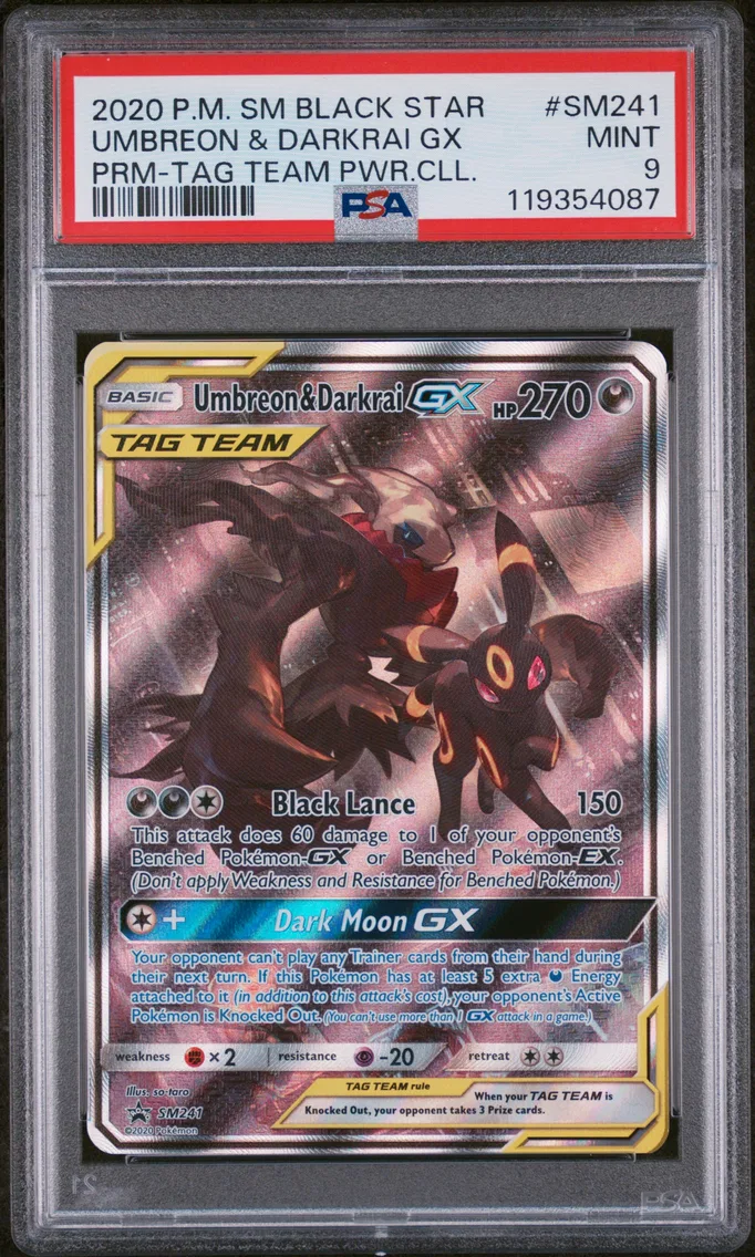 2020 #SM241 Umbreon & Darkrai GX