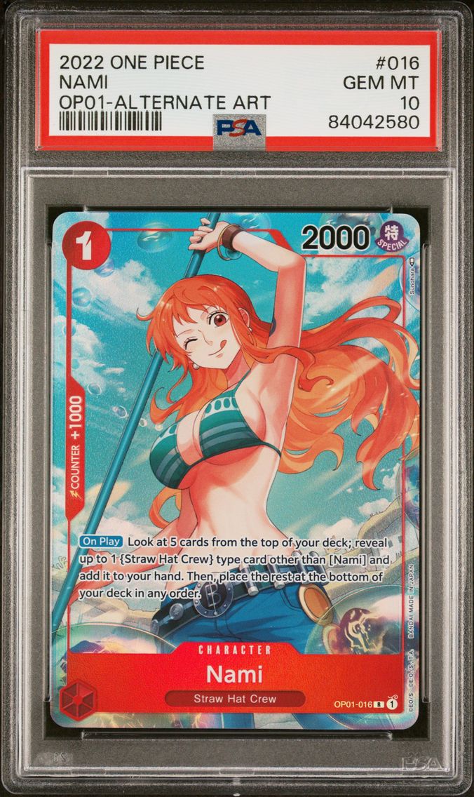 2022 #016 Nami PSA 10 One Piece