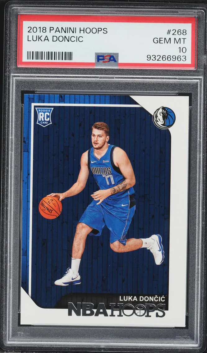 2018 #268 Luka Doncic PSA 10 Panini Hoops Basketball