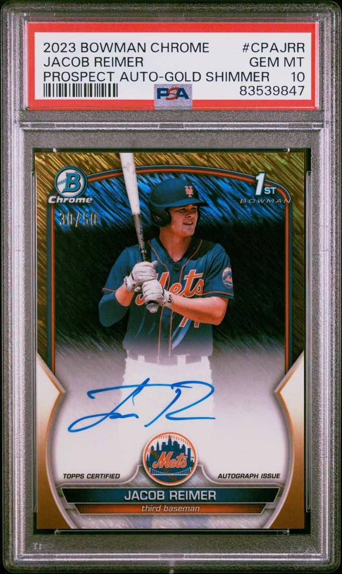 2023 #CPAJRR Jacob Reimer PSA 10
