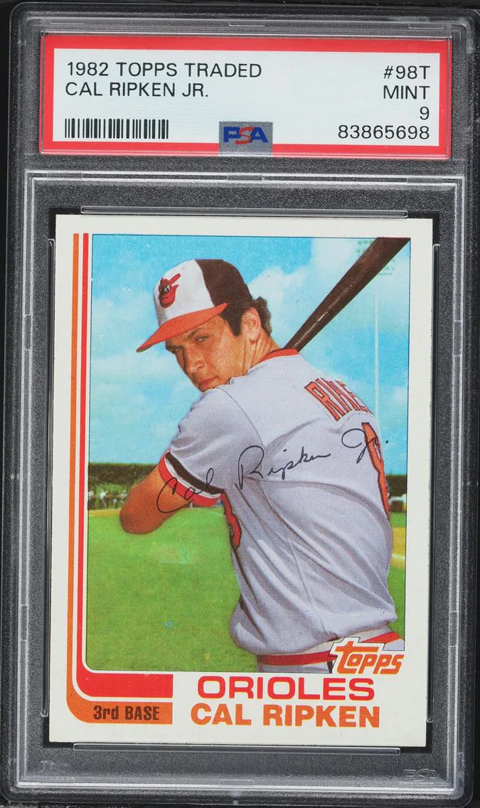 1982 #98T Cal Ripken Jr. PSA 9 Topps Traded Baseball