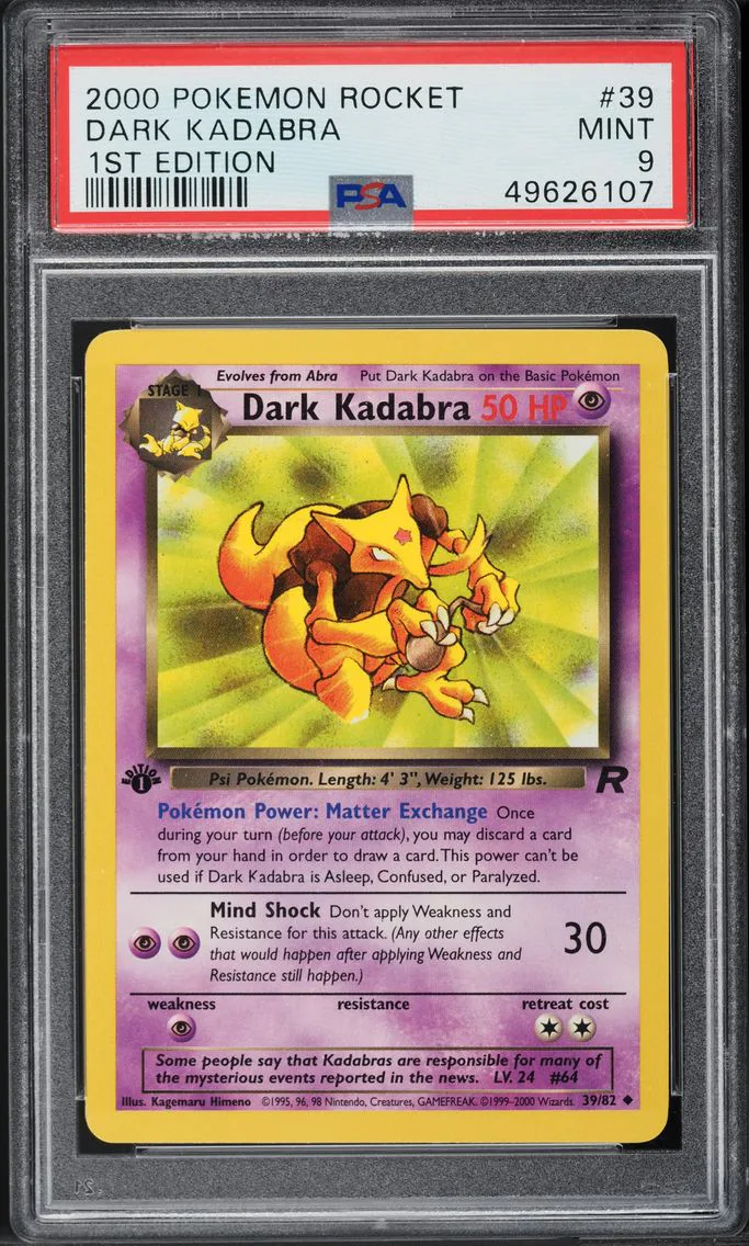 2000 #39 TEAM ROCKET 1ST EDITION