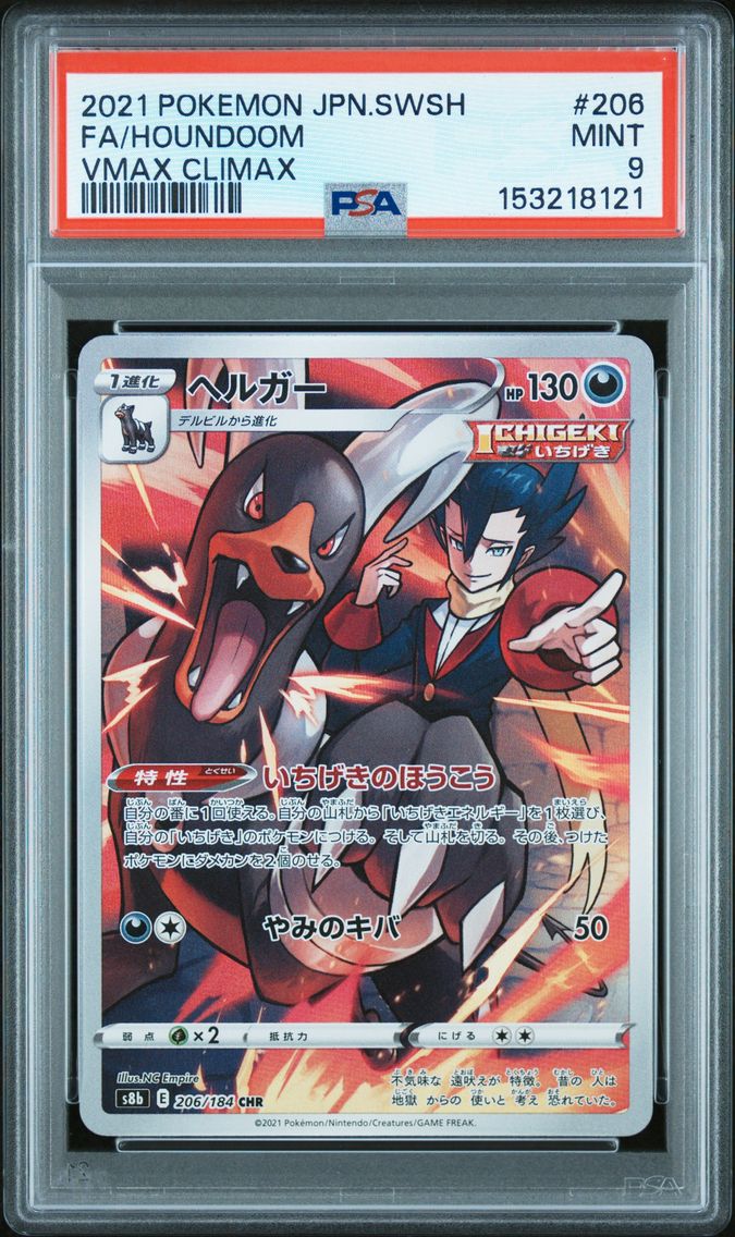 2021 #206 Full Art/Houndoom PSA