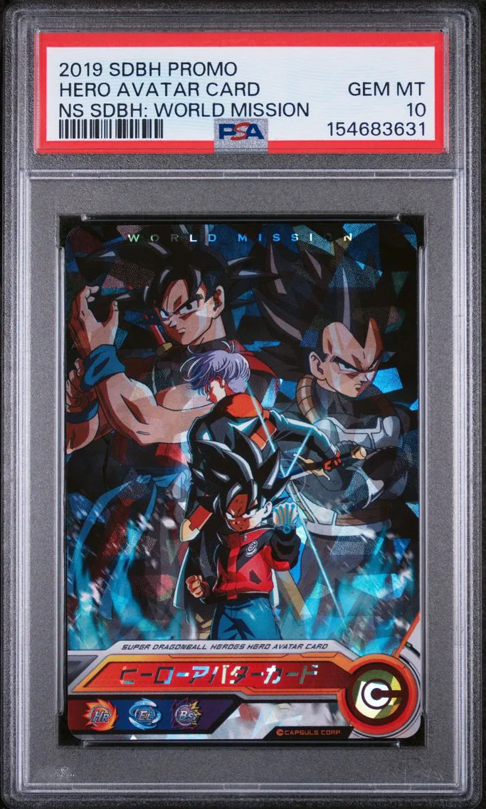 2019 #NA Hero Avatar Card PSA 10 Super Dragon Ball Heroes Promo