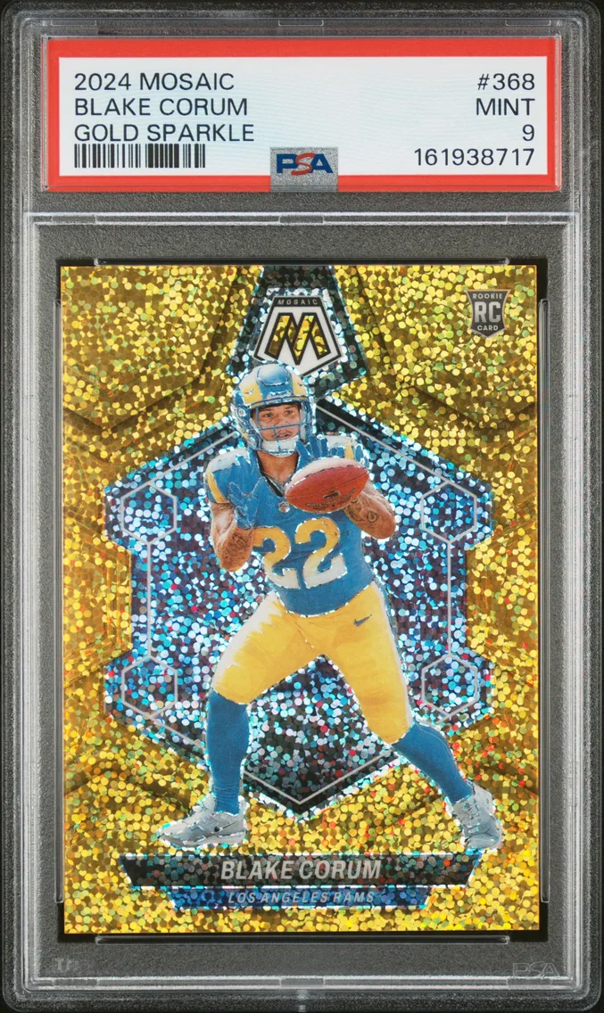 2024 #368 Blake Corum PSA 9 Panini Mosaic