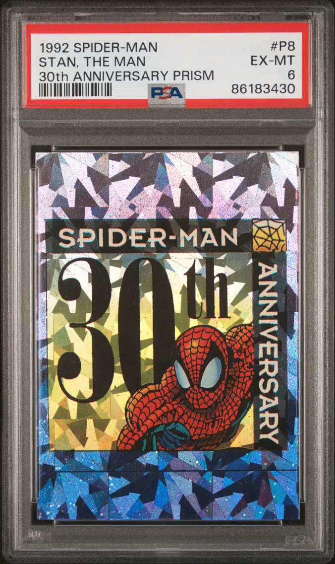 1992 #P8 Stan, the Man PSA 6 Spider-Man 30th Anniversary Prism