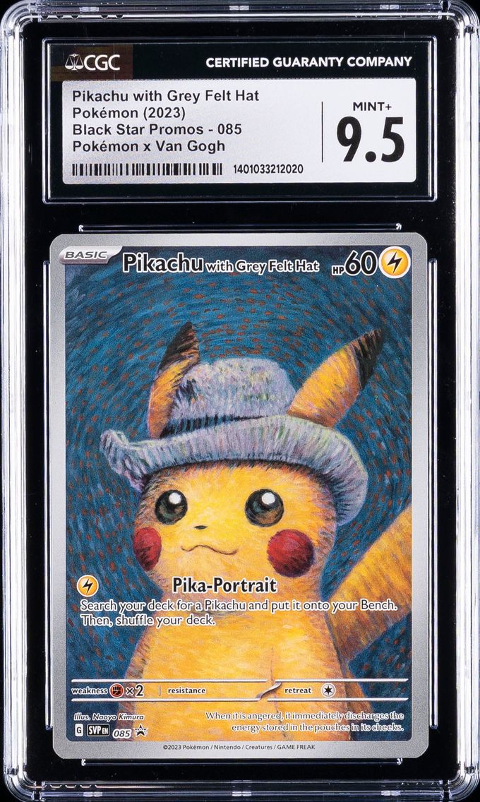 2023 #085 Pikachu with Grey Felt