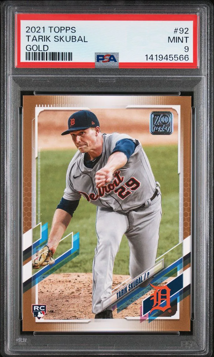 2021 #92 Tarik Skubal PSA 9 Topps