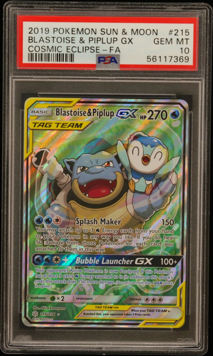 2019 #215 Full Art/Blastoise & P
