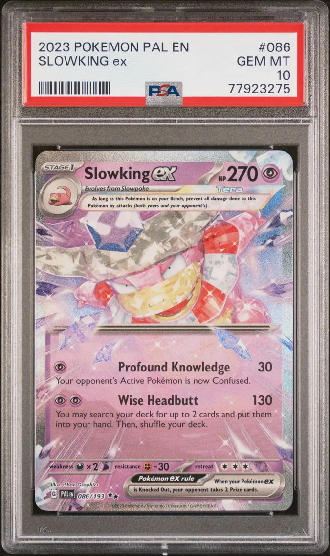 2023 #086 Slowking EX PSA 10 Pal EN-Paldea Evolved