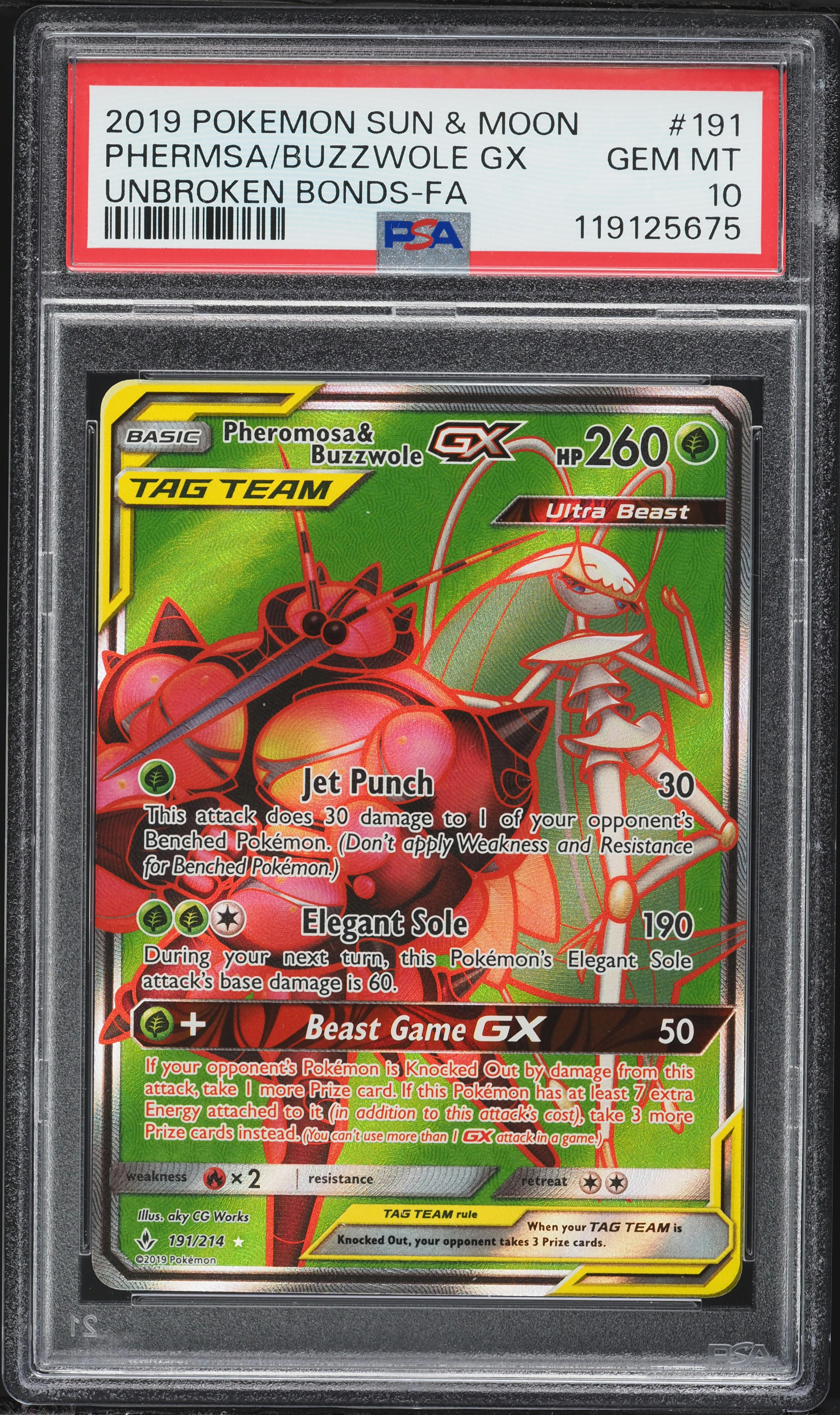 Full Art/Pheromosa & Buzzwole GX