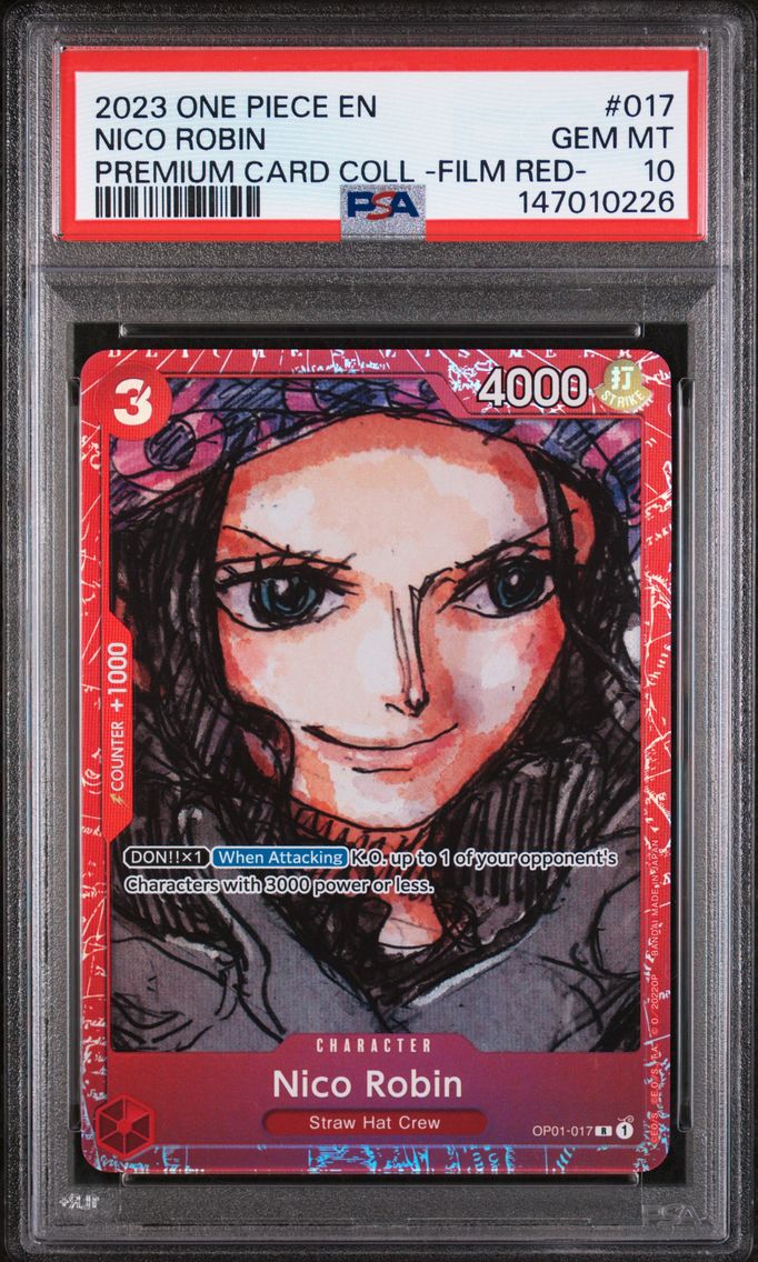 2023 #017 Nico Robin PSA 10 One Piece Premium Card Collection -One Piece Film Red-
