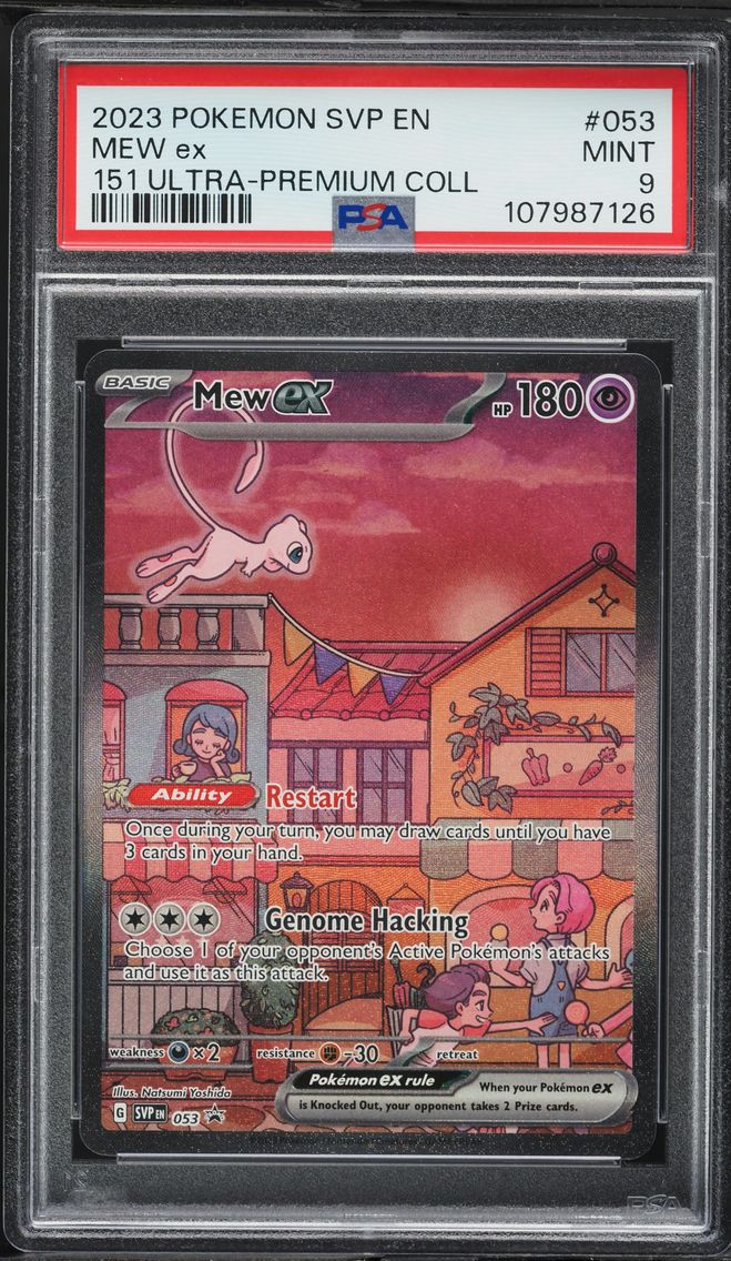 2023 #053 Mew EX PSA 9 Svp EN-SV Black Star Promo Pokemon
