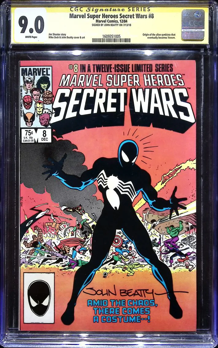1984 Marvel Super Heroes Secret Wars #8 CGC 9 Marvel Comics
