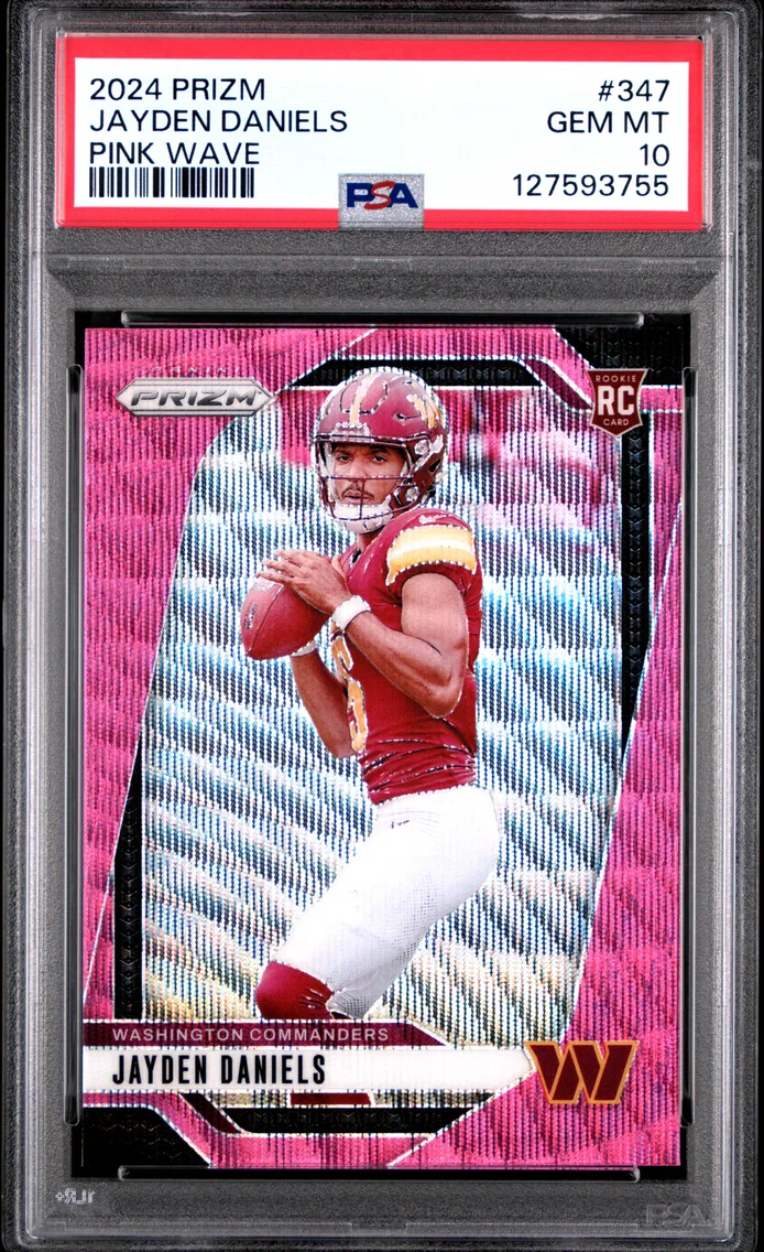 2024 #347 Jayden Daniels PSA 10 Panini Prizm