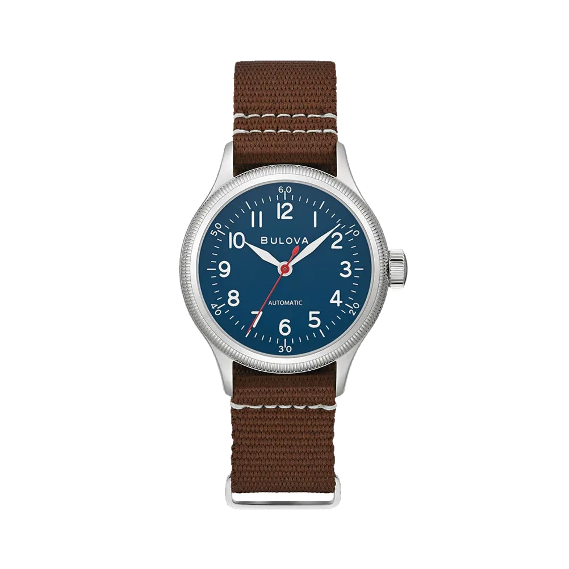 Bulova A-11 Hack Watch 37mm - Blue on NATO Strap
