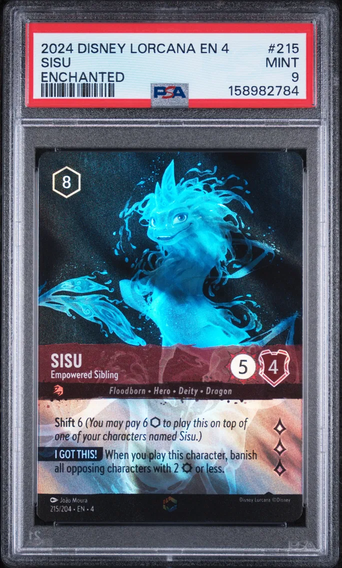2024 #215 Sisu - Empowered Sibling PSA 9 Disney Lorcana EN 4-Ursula's Return