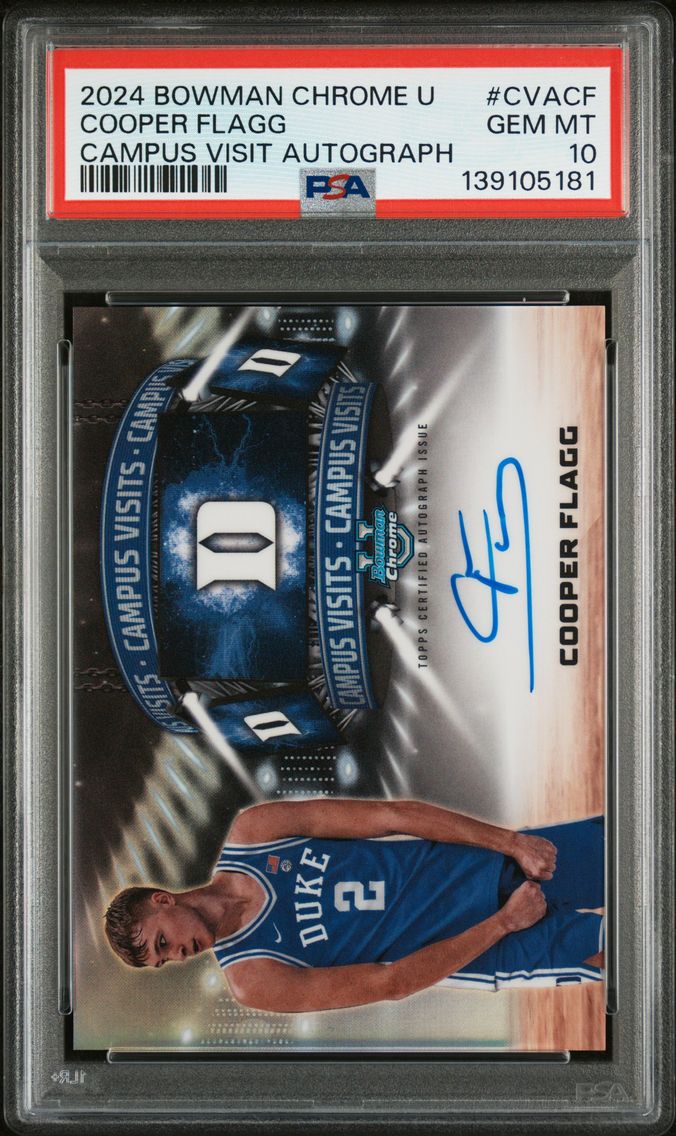 2024 #CVACF Cooper Flagg PSA 10 