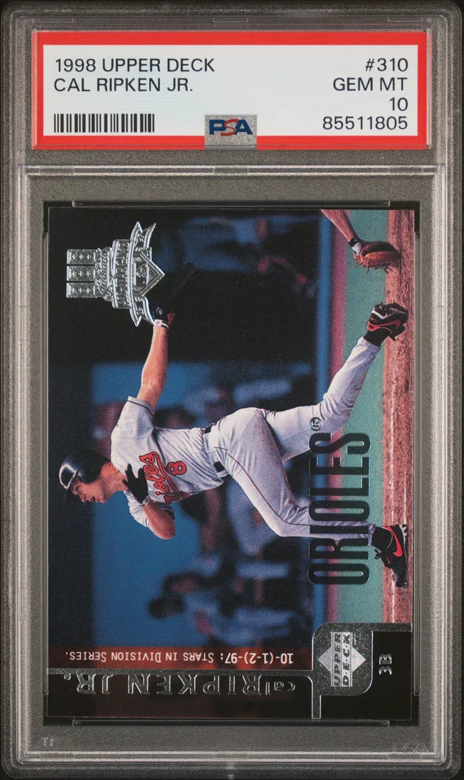 1998 #310 Cal Ripken Jr. PSA 10 Upper Deck