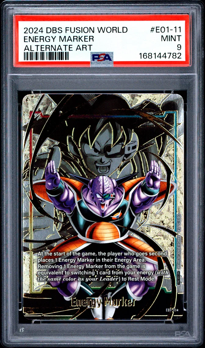 2024 #E01-11 Energy Marker PSA 9 Dragon Ball Super Card Game Fusion World Energy Marker Pack 01