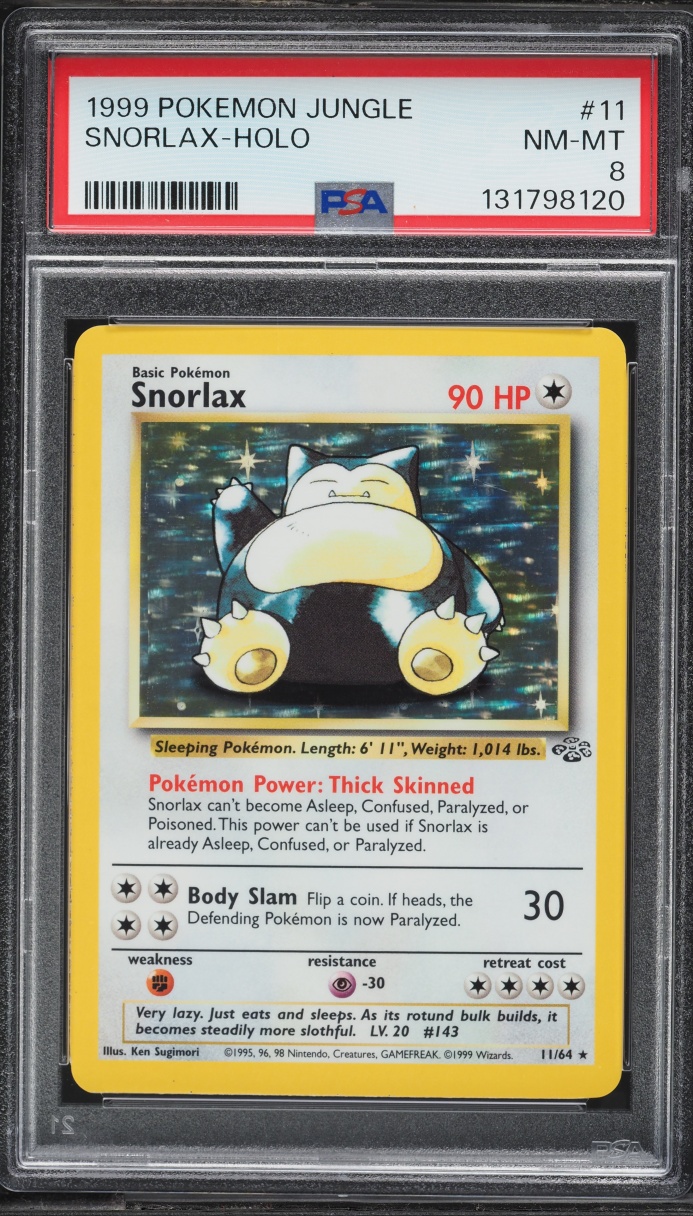 Jungle Holo Snorlax NM-MT