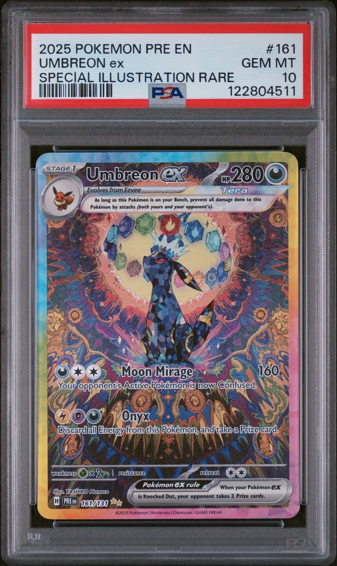 2025 #161 Umbreon EX PSA 10 Pre EN-Prismatic Evolutions