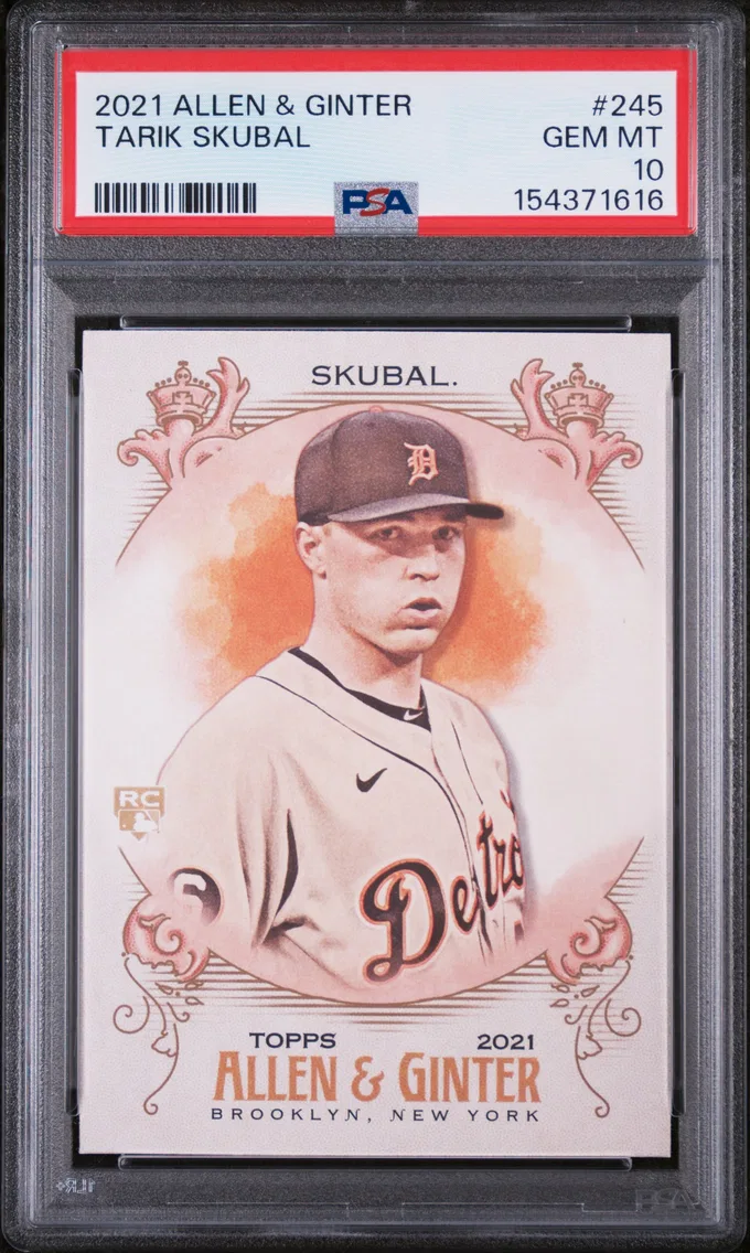 2021 #245 Tarik Skubal PSA 10 Topps Allen & Ginter