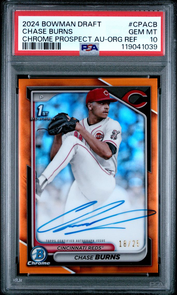 2024 #CPACB Chase Burns PSA 10 B