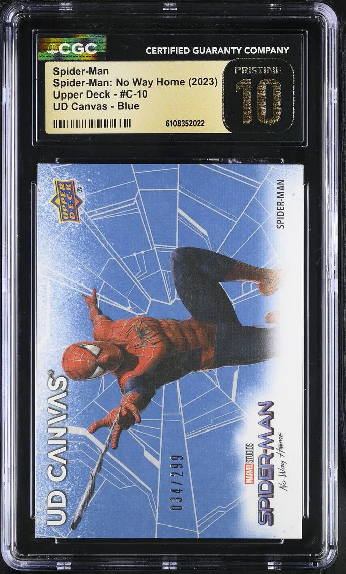 2023 #C-10 Spider-Man CGC 10 Pristine Spider-Man: No Way Home (2023 Upper Deck) - English