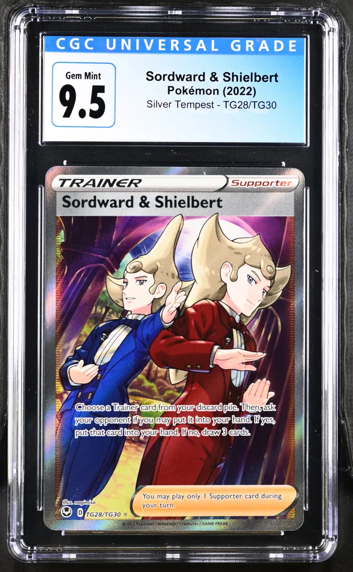 2022 #TG28/TG30 Sordward &amp; Shielbert CGC 10 Silver Tempest - English