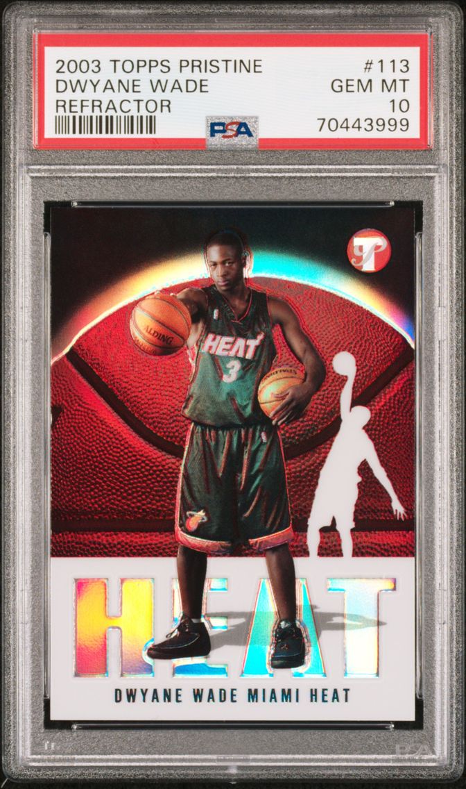 2003 #113 Dwyane Wade PSA 10 Top