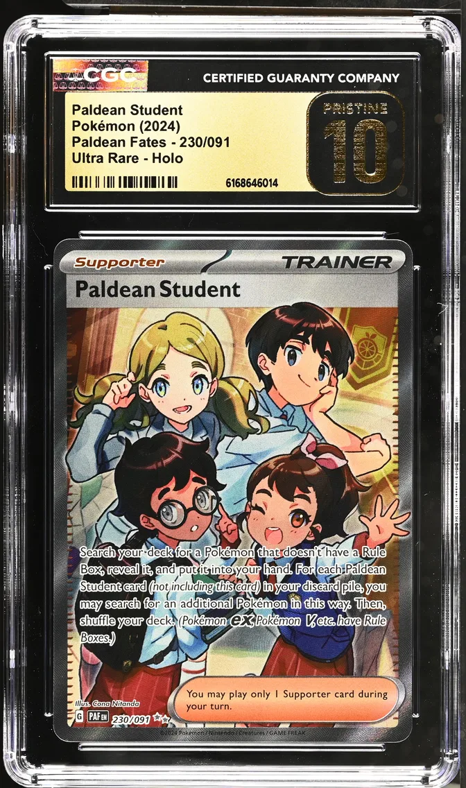 2024 Paldean Fates - PAF EN - English Paldean Student #230 CGC 10