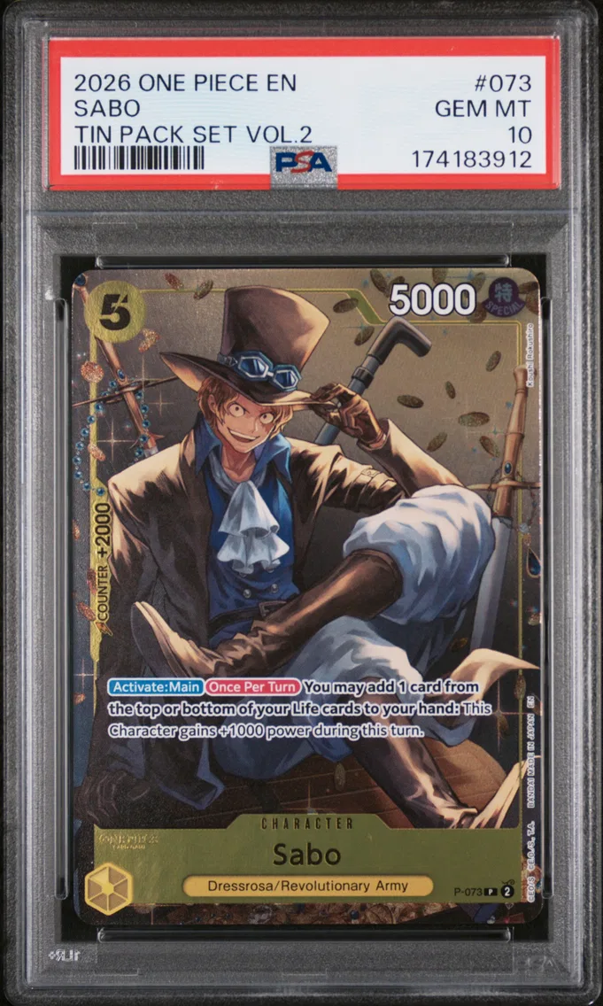 2026 #073 Sabo PSA 10 One Piece Promos