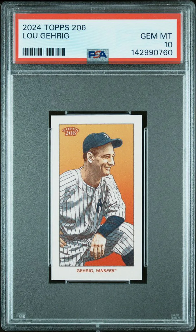 2024 #NA Lou Gehrig PSA 10 Topps 206