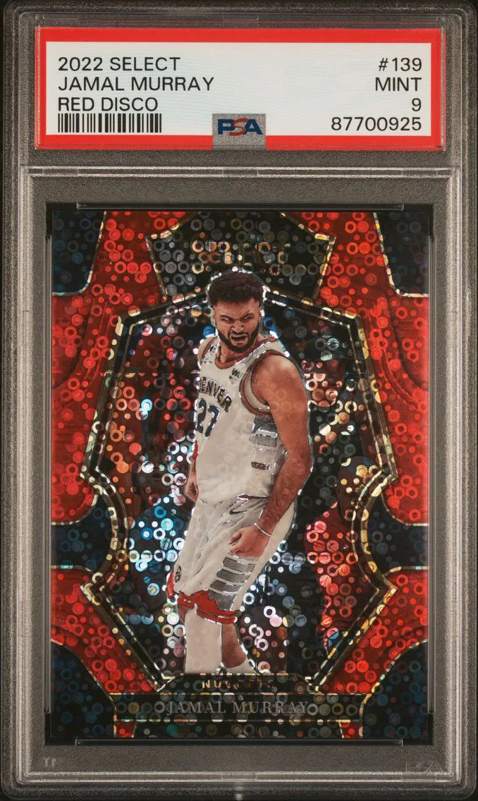 2022 #139 Jamal Murray PSA 9 Panini Select