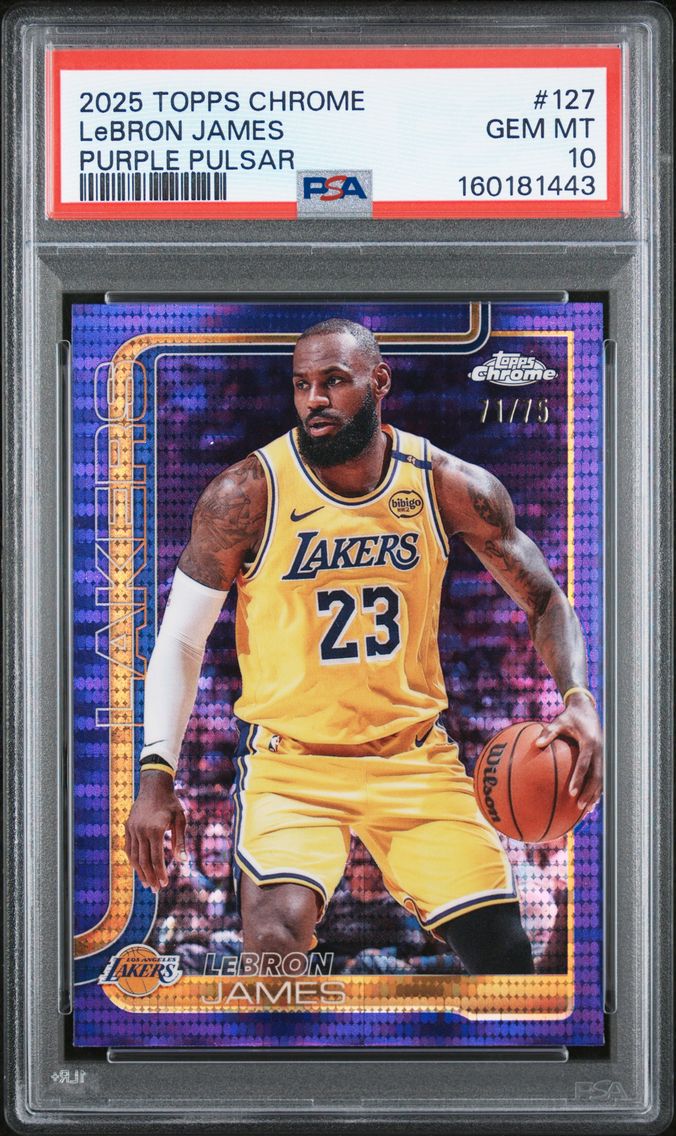 2025 #127 LeBron James PSA 10 To