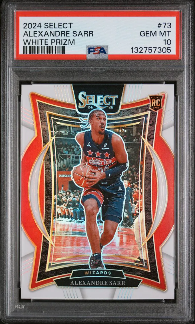 2024 #73 Alexandre Sarr PSA 10 Panini Select