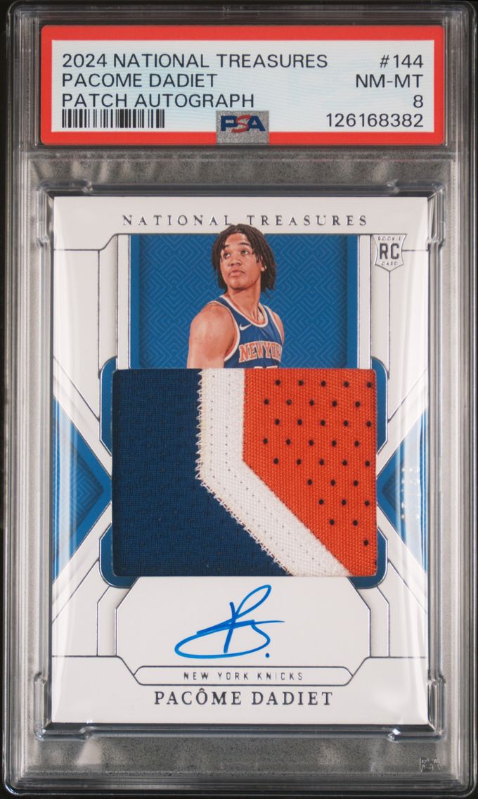 2024 #144 Pacome Dadiet PSA 8 Pa