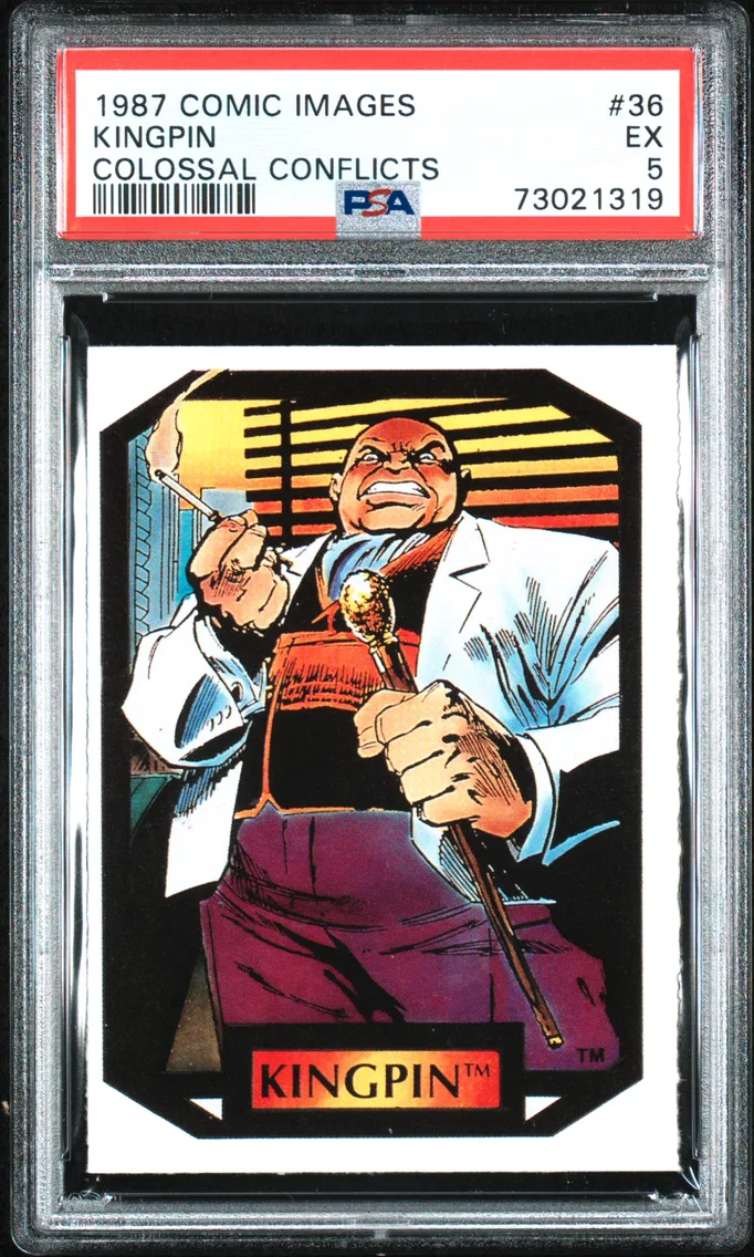 1987 #36 Kingpin PSA 5 Comic Images Colossal Conflicts