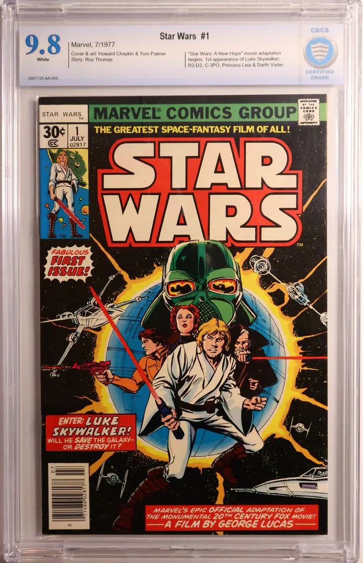 1977 #NA 1977 Star Wars #1 CBCS 9.8 CBCS 9.8