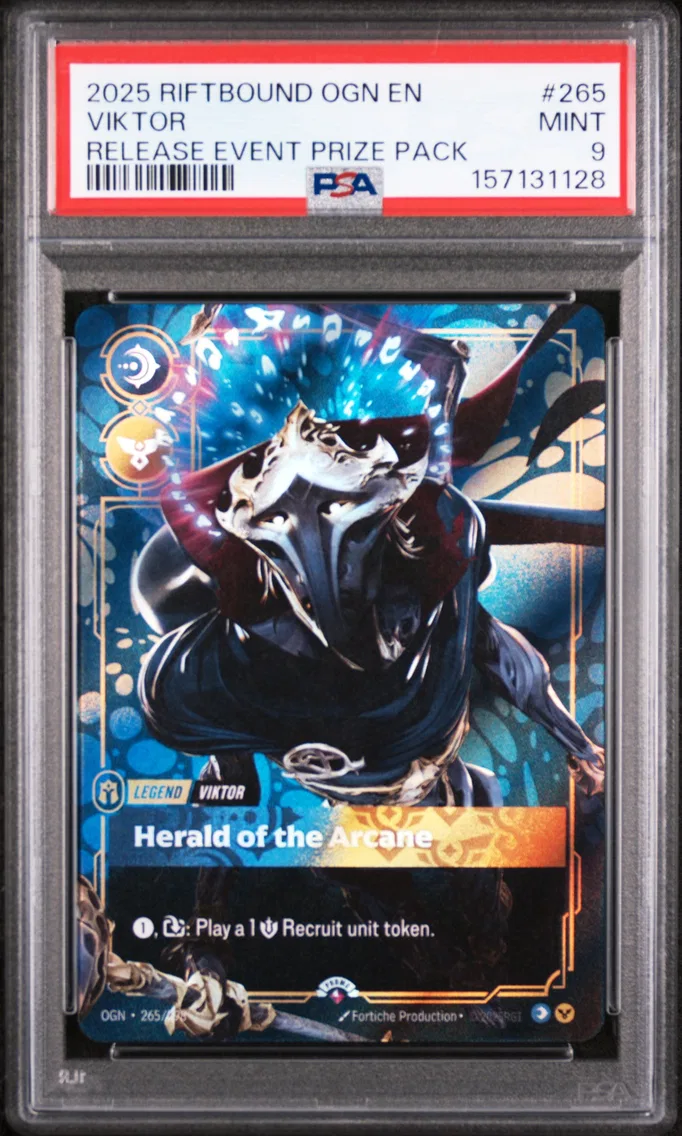 2025 #265 Viktor - Herald of the Arcane PSA 9 Riftbound: League of Legends Ogn-Origins