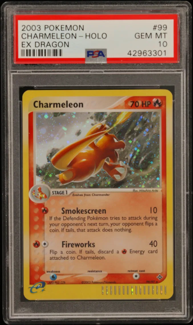 2003 #99 Charmeleon-Holo PSA 10 EX Dragon