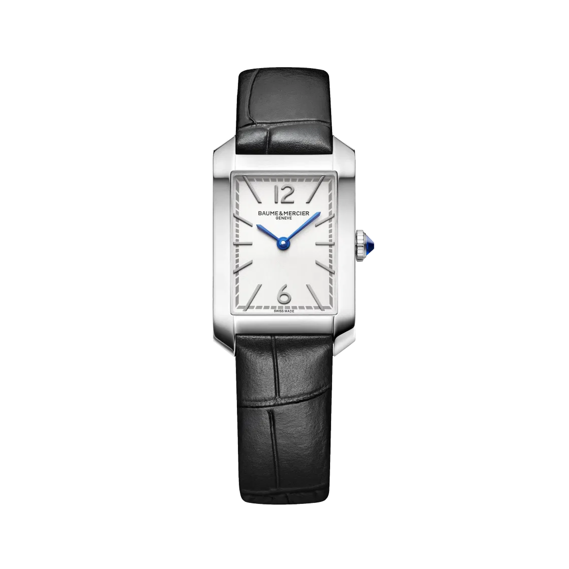 Baume et Mercier Hampton 10795 Quartz 35mm - White on Leather Strap