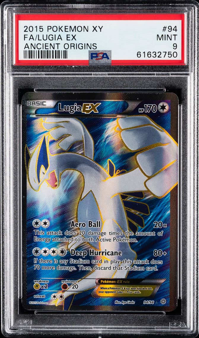 2015 #94 Full Art/Lugia EX PSA 9