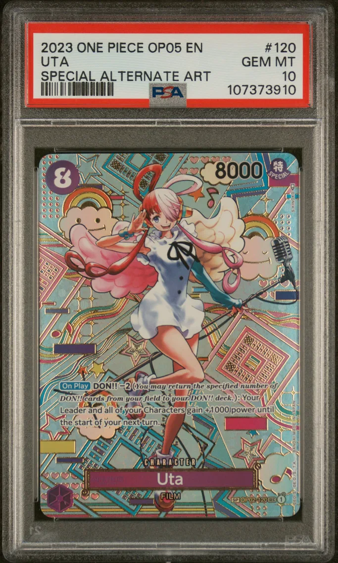 2023 #120 Uta PSA 10 One Piece OP05-Awakening of the New Era